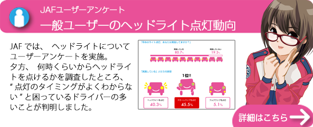 発表！JAFユーザーアンケート